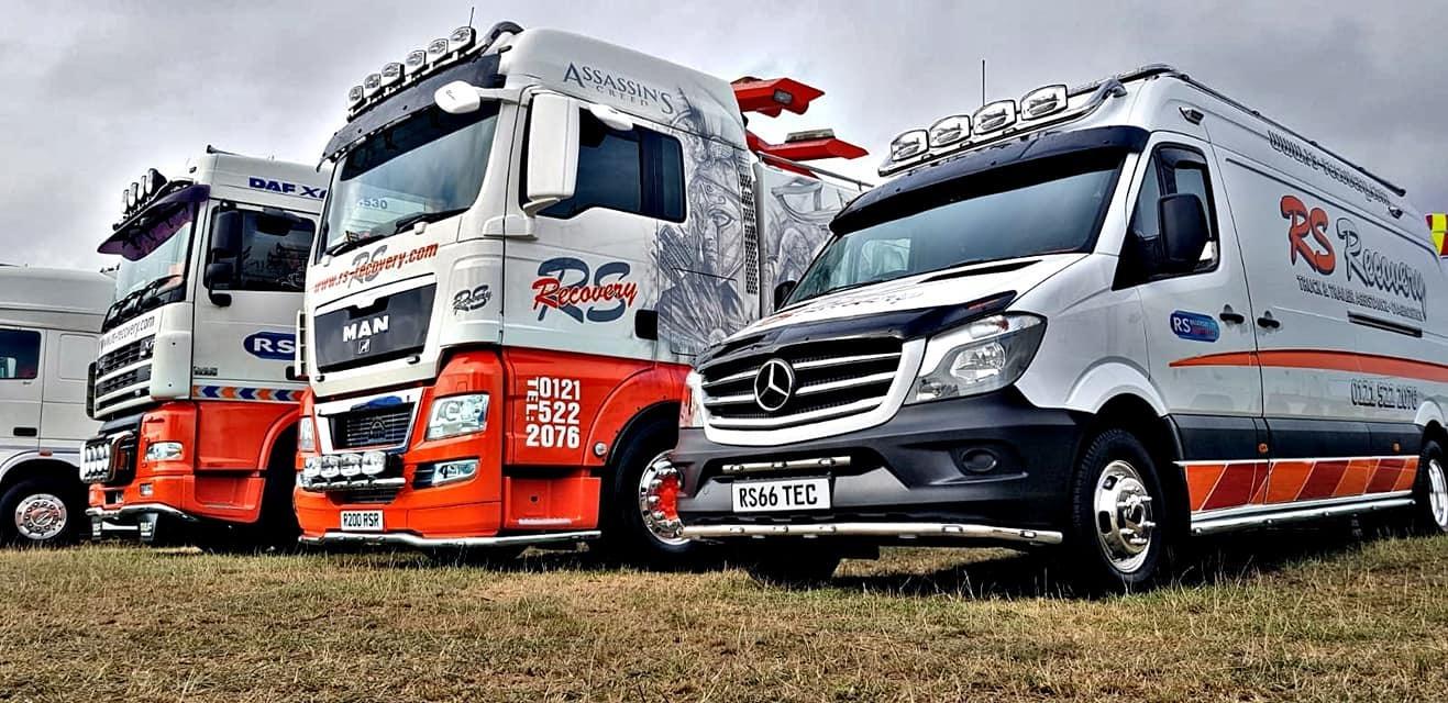 rsrecovery daf mercedes heavy recovery award show truckfest